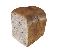 黒米の山型食パン